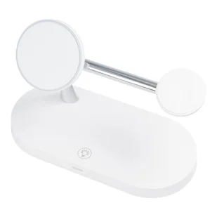 OEM Ładowarka Indukcyjna Qi 5w1 15w X452 Wspiera Ładowanie Z Magsafe Biała - Stacje dokujące do telefonów - miniaturka - grafika 1