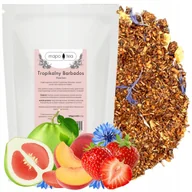 Herbata - ROOIBOS Sypany TROPIKALNY BARBADOS Pomelo Brzoskwinie Truskawki PREMIUM 50g - miniaturka - grafika 1