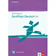 Książki do nauki języka niemieckiego - LektorKlett praca zbiorowa Mit Erfolg zum Zertifikat Deutsch B1. Ubungsbuch + CD - miniaturka - grafika 1