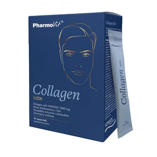 Pharmovit Collagen MEN 20 saszetek - Witaminy i minerały - miniaturka - grafika 1