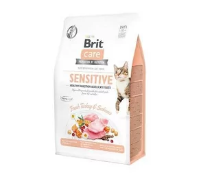 Brit Care Cat Sensitive 2 kg - Sucha karma dla kotów - miniaturka - grafika 2