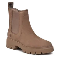 Botki damskie - Sztyblety Timberland Cortina Valley Chelsea TB0A41EW9291 Beżowy - miniaturka - grafika 1