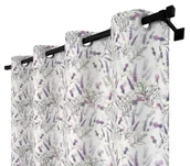 Zasłony - Zasłona gotowa do kuchni jadalni 140x250 lawenda - miniaturka - grafika 1