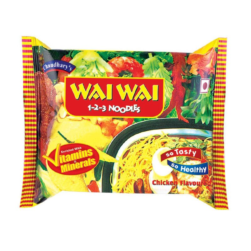 Makaron instant Wai Wai Chicken Flavoured 65 g – noodles o smaku kurczaka