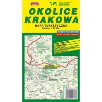 Okolice Krakowa część południowa mapa turystyczna 1:67 000 - Wydawnictwo Kartograficzne - Atlasy i mapy - miniaturka - grafika 1