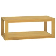 Szafy - vidaXL Półka do łazienki, 90x45x35 cm, lite drewno tekowe - miniaturka - grafika 1