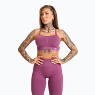 Bielizna sportowa damska - Biustonosz treningowy Gym Glamour Push Up 2.0 merry berry WYSYŁKA W 24H 30 DNI NA ZWROT - miniaturka - grafika 1