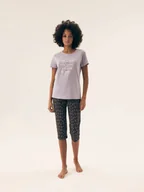 Piżamy damskie - Henderson Ladies Piżama Naturaleza 42658-04X L Fioletowy - miniaturka - grafika 1