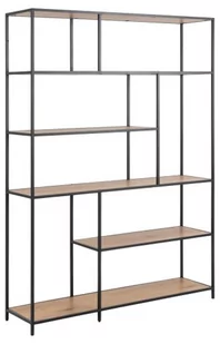 Regał szeroki Seaford 185 cm dziki dąb - Regały - miniaturka - grafika 1