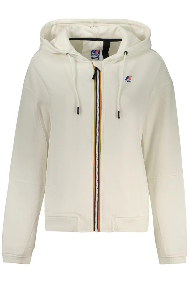 Biała bluza damska K-WAY K8148KWLARABRUSHEDPC - M, on_order