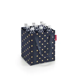 Torba BOTTLEBAG, metallic dots blue, Reisenthel - Torby i wózki na zakupy - miniaturka - grafika 1