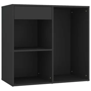 Toaletka z oświetleniem LED i szafkami, czarna Lumarko! - Toaletki - miniaturka - grafika 8