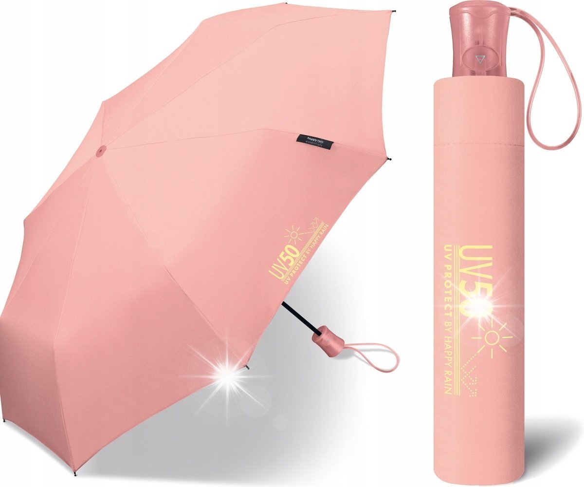 Parasol półautomatyczny z filtrem UV Happy Rain