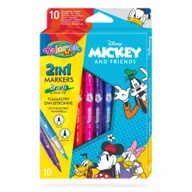Flamastry - Patio Flamastry dwustronne Colorino Kids Mickey 10 szt. - miniaturka - grafika 1
