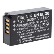 Baterie i akcesoria - Bateria Nikon ENEL20 1 J1 1020mAh - miniaturka - grafika 1