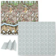 Maty piankowe - Mata piankowa składana 200 x 180 x 1 cm Nukido NK-340 ziemia - miniaturka - grafika 1