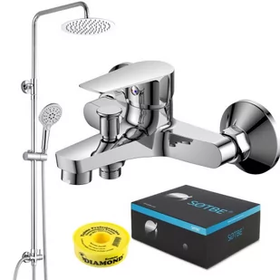 SOTBE MARDOLA bateria wannowa + deszczownica PREMIUM - Baterie wannowe i prysznicowe - miniaturka - grafika 1