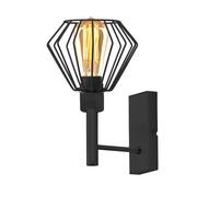 Lampy ścienne - Kinkiet w stylu industrialnym AKABRA LOFT bialy, czarny 400017/1 - miniaturka - grafika 1