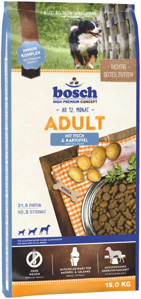 Zestaw próbny Bosch Petfood Adult, 4 x 1 kg - 4 x 1 kg