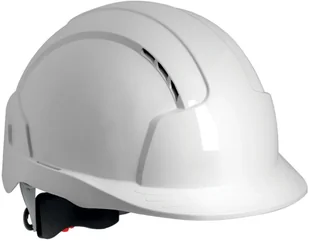 Kask ochronny EVOLite z blokadą skrętną, biały - Akcesoria BHP - miniaturka - grafika 1