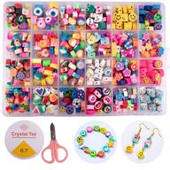 Zabawy w naśladowanie dorosłych - Zestaw do Robienia Bransoletek Koraliki 480 szt. - miniaturka - grafika 1