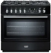 Kuchenki gazowo-elektryczne - Falcon Professional Plus FX 90 Czarny chrom PROP90FXDFGB/C-EU - miniaturka - grafika 1