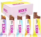 Batoniki - 12x Baton NICKS KETO Low Carb Różne smaki Bez Cukru W Czekoladzie Fit Mix - miniaturka - grafika 1