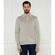 Koszule męskie - BOSS ORANGE Wełniane polo Avac Slim Fit - miniaturka - grafika 1