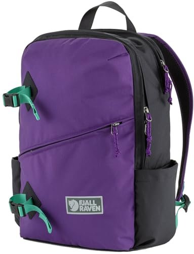 FJALLRAVEN 23200300-422-037 plecak Vardag 17 plecak sportowy unisex fioletowy czarny kolor jeden rozmiar, Fioletowy czarny, Taglia unica, Sportowy