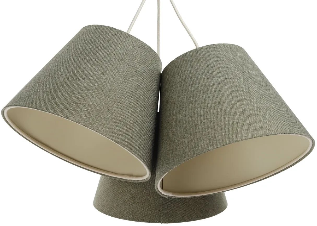 Lampa wisząca ENTURO TRIO zielona BPS KONCEPT
