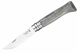 Nóż Opinel Inox Laminated Grey Natural 08 - Noże - miniaturka - grafika 1