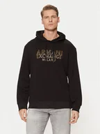 Bluzy męskie - Armani Exchange Bluza XM000332 AF12269 UC001 Czarny Regular Fit - miniaturka - grafika 1