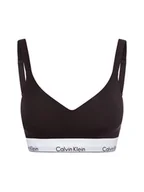 Biustonosze - Calvin Klein Stanik damski Kobiety Bawełna czarny|biały jednolity, L - miniaturka - grafika 1