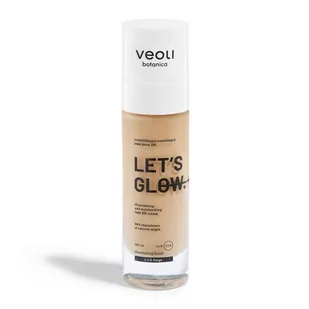 Veoli Botanica Rozświetlająco-nawilżający lekki krem BB LET’S GLOW 2.5N Beige 30.0 ml - Kremy BB - miniaturka - grafika 1