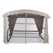 Moskitiery - Dach z moskitierą do huśtawki ogrodowej 224 x 124 cm Ravenna D031-15CW PATIO - miniaturka - grafika 1