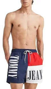 SPODENKI TOMMY HILFIGER KĄPIELOWE TH THJ LATO r. S - Spodenki męskie - miniaturka - grafika 1