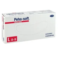 Apteczki i materiały opatrunkowe - Hartmann Paul Polska Peha-Soft Nitrile White rękawice bezpudrowe rozmiar L 100 sztuk 9091044 - miniaturka - grafika 1