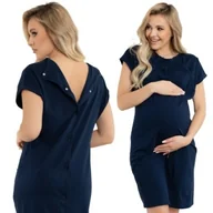 Piżamy ciążowe - Koszula Nocna Ciążowa Do Karmienia Na Napy S - miniaturka - grafika 1