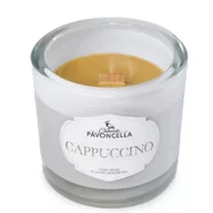 Świece - Świeczka sojowa Cappuccino biała 170g - miniaturka - grafika 1