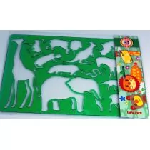 Koh-I-Noor Szablon safari - Zabawki kreatywne - miniaturka - grafika 3