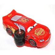 Urodziny dziecka - Świeczka na tort "Zygzak McQueen - Cars 3D", DEKORA, 8,5 cm DK346053 - miniaturka - grafika 1