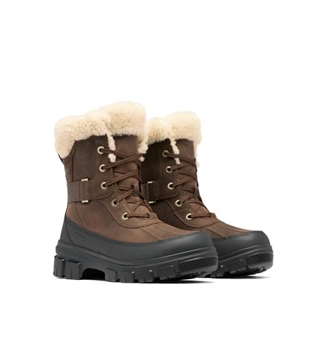 Sorel Torino V Parc Boot WP Damskie śniegowce wodoodporne, brązowy (Tobacco, Black), 36 EU