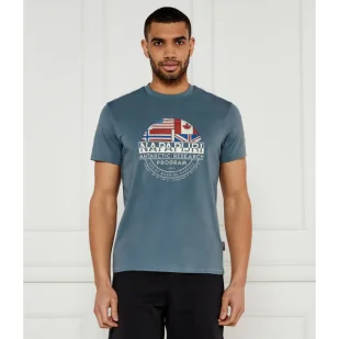 Napapijri T-shirt S-TURIN Regular Fit - Koszulki męskie - miniaturka - grafika 1