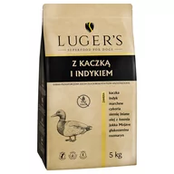 Sucha karma dla psów - Luger's Luger's Adult, kaczka i indyk - 2 x 5 kg - miniaturka - grafika 1