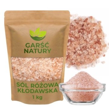 Sól Kłodawska Kamienna Różowa 1000G 1KG Polska