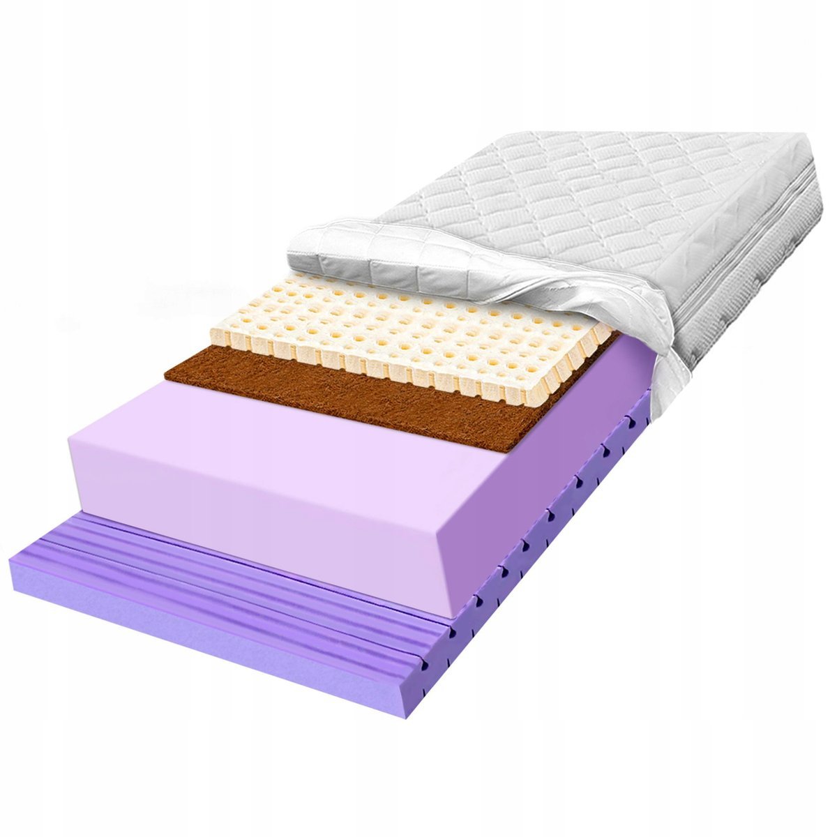 Materac 120x200 H3 H4 piankowy 7 strefowy anatomiczno-ortopedyczny zone 15