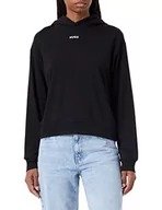 Bluzy damskie - HUGO Damska bluza z kapturem Shuffle_Hoodie, czarny (Black1), S - miniaturka - grafika 1