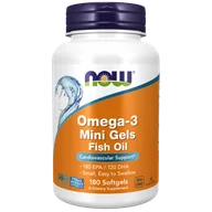 Witaminy i minerały - Now Foods Foods FOODS Omega-3 mini gels 180 kaps. NW377 - miniaturka - grafika 1
