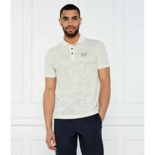 EA7 Polo Slim Fit - Koszule męskie - miniaturka - grafika 1