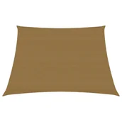 Parasole ogrodowe - vidaXL Żagiel przeciwsłoneczny, 160 g/m, taupe, 3/4x2 m, HDPE 311433 - miniaturka - grafika 1